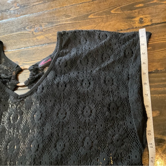 Torrid Black Lace Blouse - Picture 3 of 8